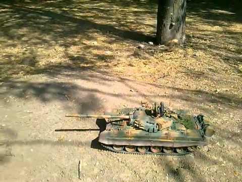 sterowany radiowo model czołgu T-72