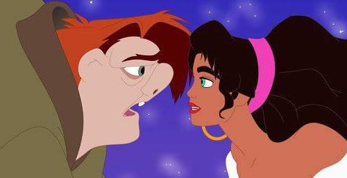 Quasimodo jest kim? Love hunchback i Esmeralda