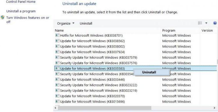 usuń system Windows 10 z centrum aktualizacji