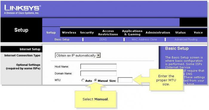 MTU w routerze - co to jest? Maksymalna jednostka transmisji. Ustawienia routera
