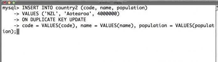 MySQL na duplikacie aktualizacji kluczy