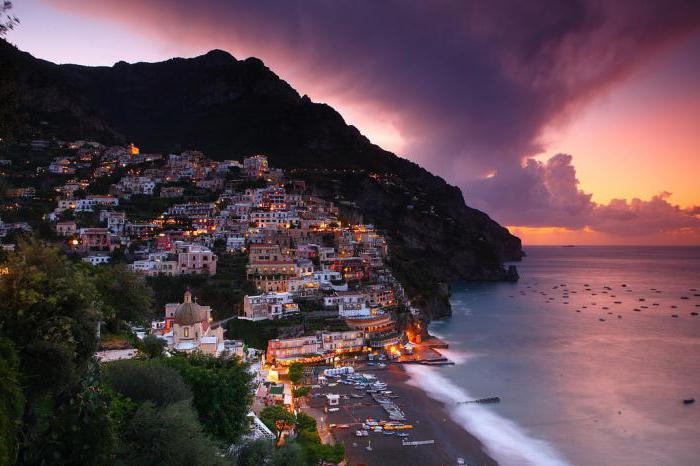 włochy positano amalfi